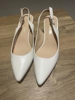 White Kitten Heels - 5.5 UK thumbnail